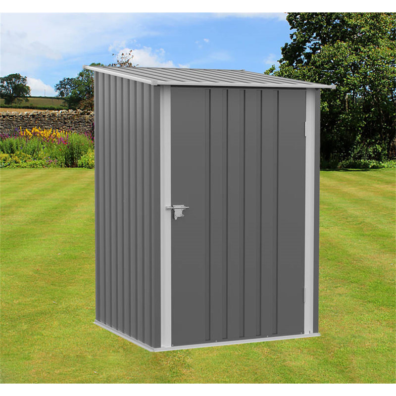 Outdoor 3 ft. W x 4 ft. D Steel Storage Shed