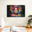 Afro Hair Splash sur impression sur toile-1391307275