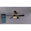Ventilateur de plafond noir traditionnel de 65 pouces avec abat-jour Tiffany, rotation réversible et télécommande pour chambre et salon-1621932284