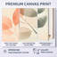Décoration murale moderne Blush, feuilles botaniques au printemps III - gris-440918106-440918080
