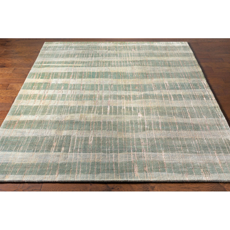 Sepviva Hand Knotted Abstract Indoor Rug, Rectangle 2' x 3'