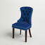 Chaise d'appoint rembourrée et capitonnée Jolliff-22814840