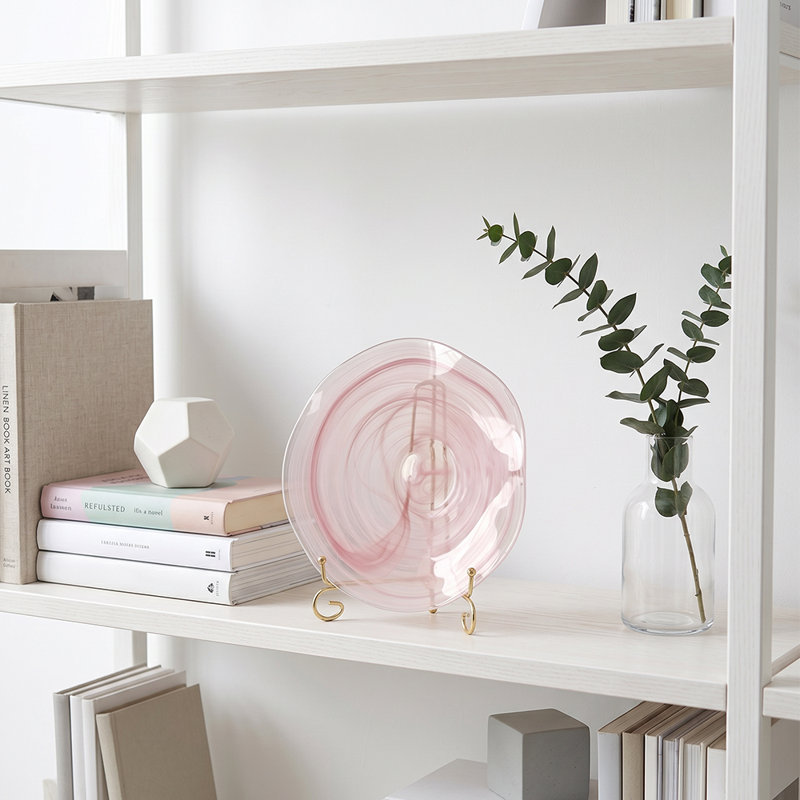 Bol en verre Wavy Edge, Pink