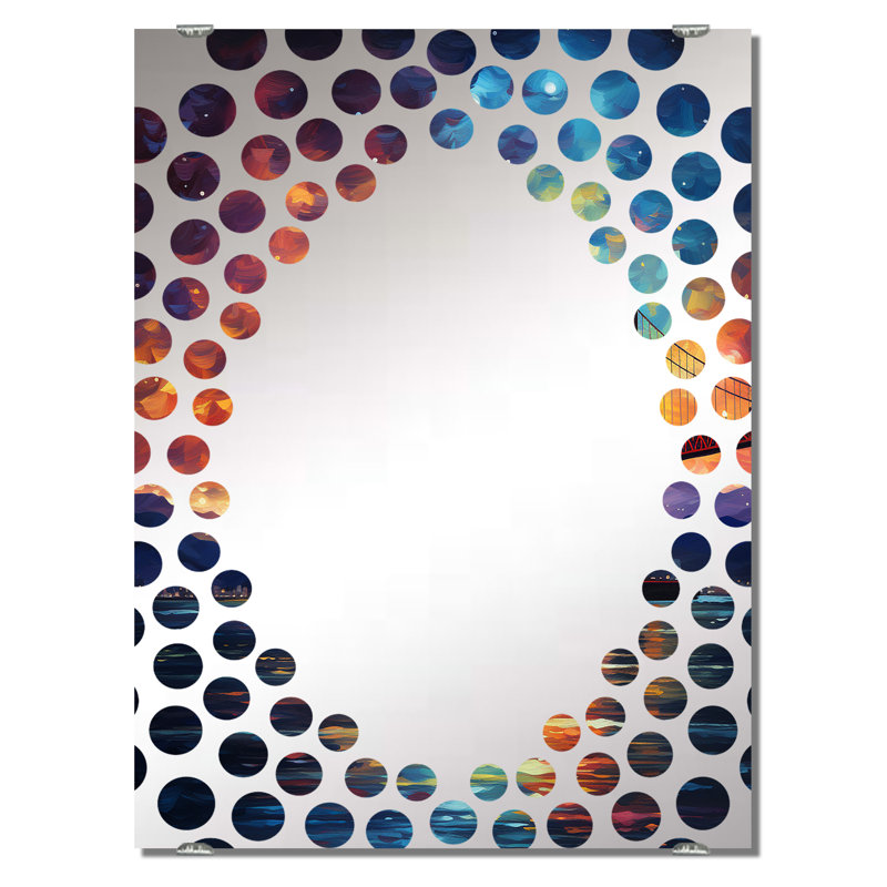 Miroir mural Attah - Vangogh MIR136111, 32 po x 24 po