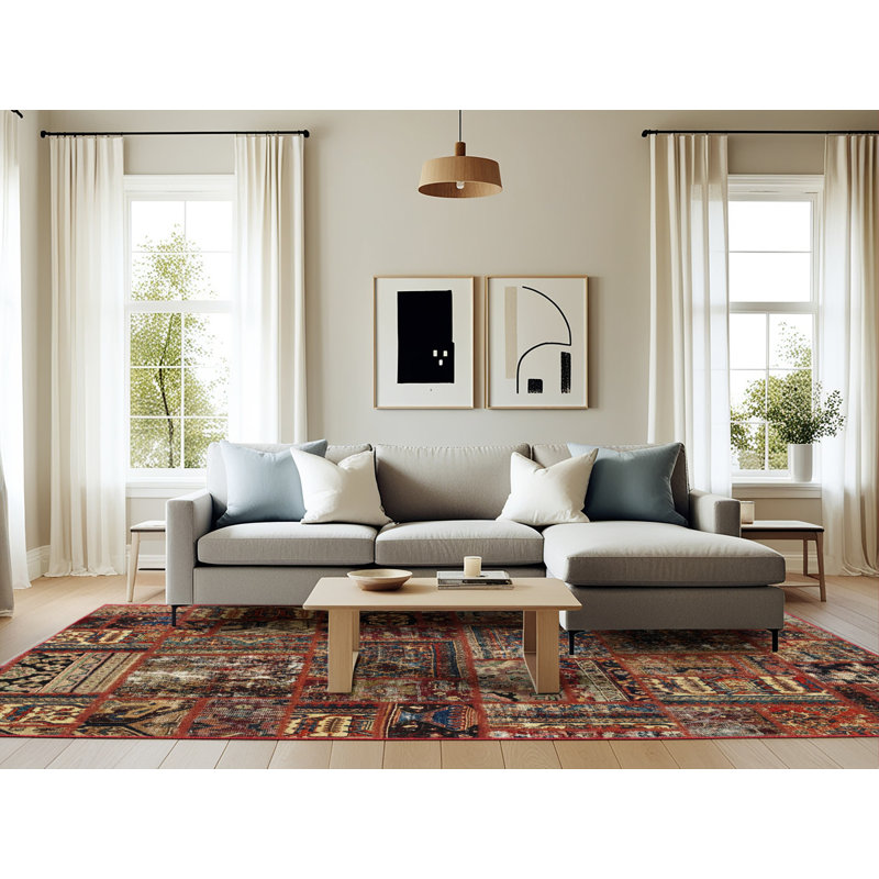 Tapis abstrait moderne 1957, Rectangle 6 pi x 9 pi