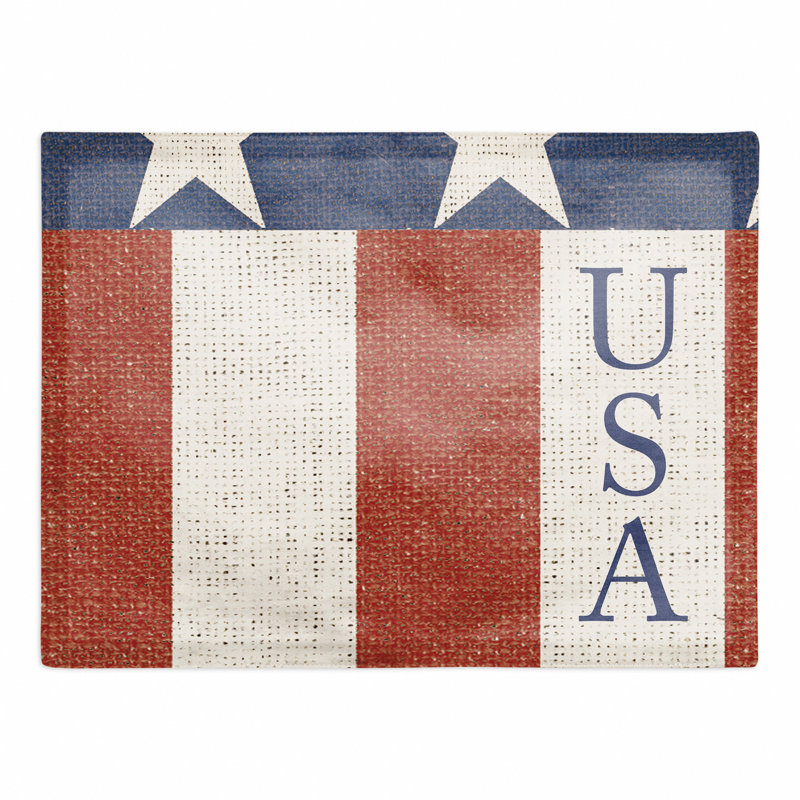 Polyester Abstract Rectangle Placemat