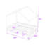Lit plateforme en bois avec rampes Montessori-439203169-439203171