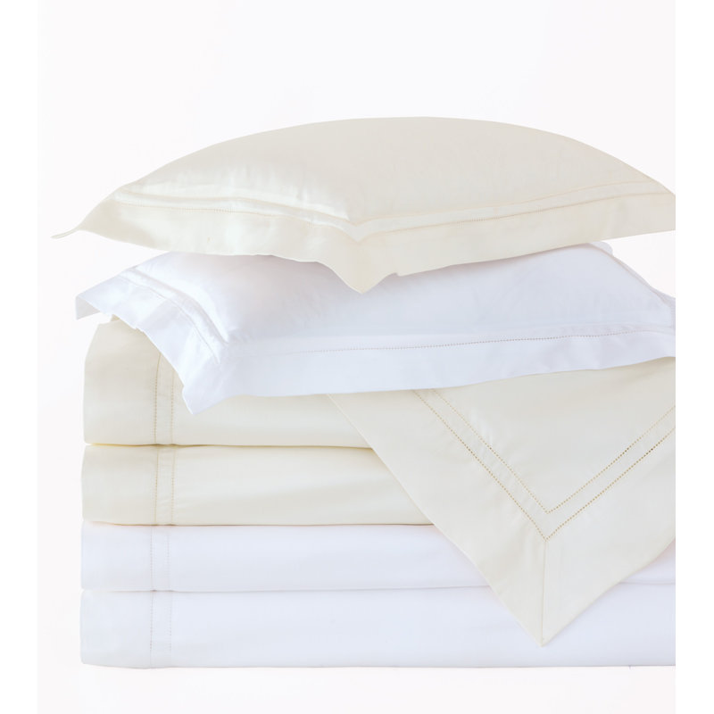 Lusso Sham, White, King