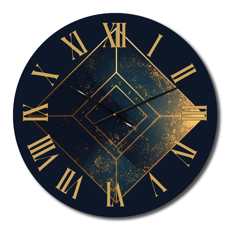 Horloge murale en métal, Moyenne