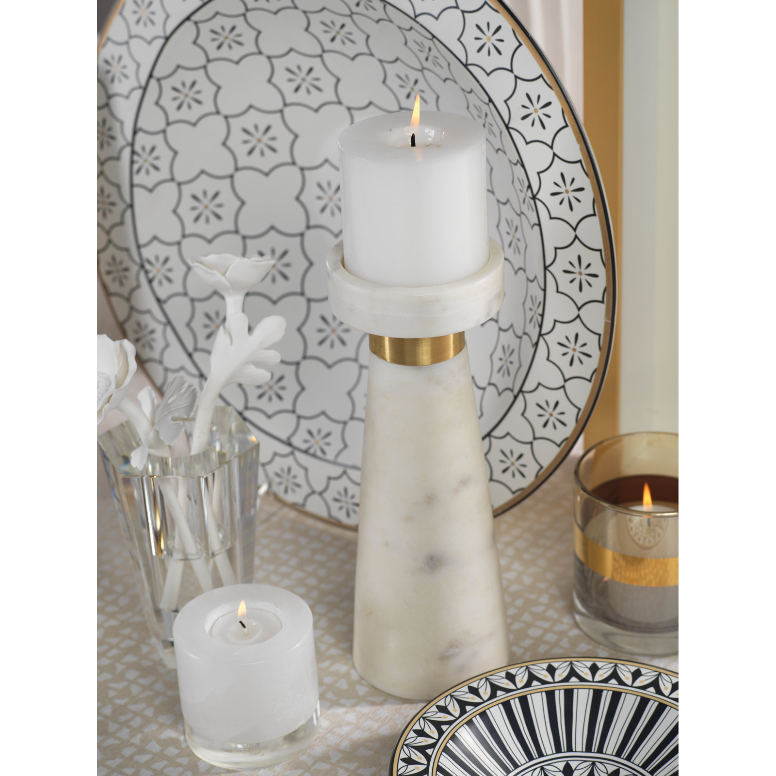 Gibbs Tabletop Candlestick, Large