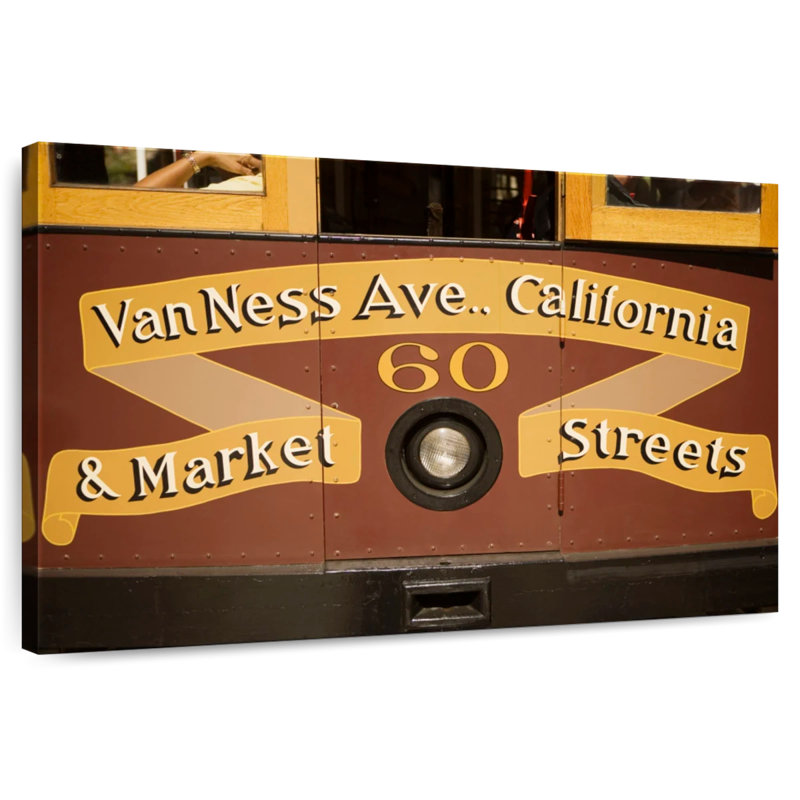 Retro Cable Car, 30" H x 45" W