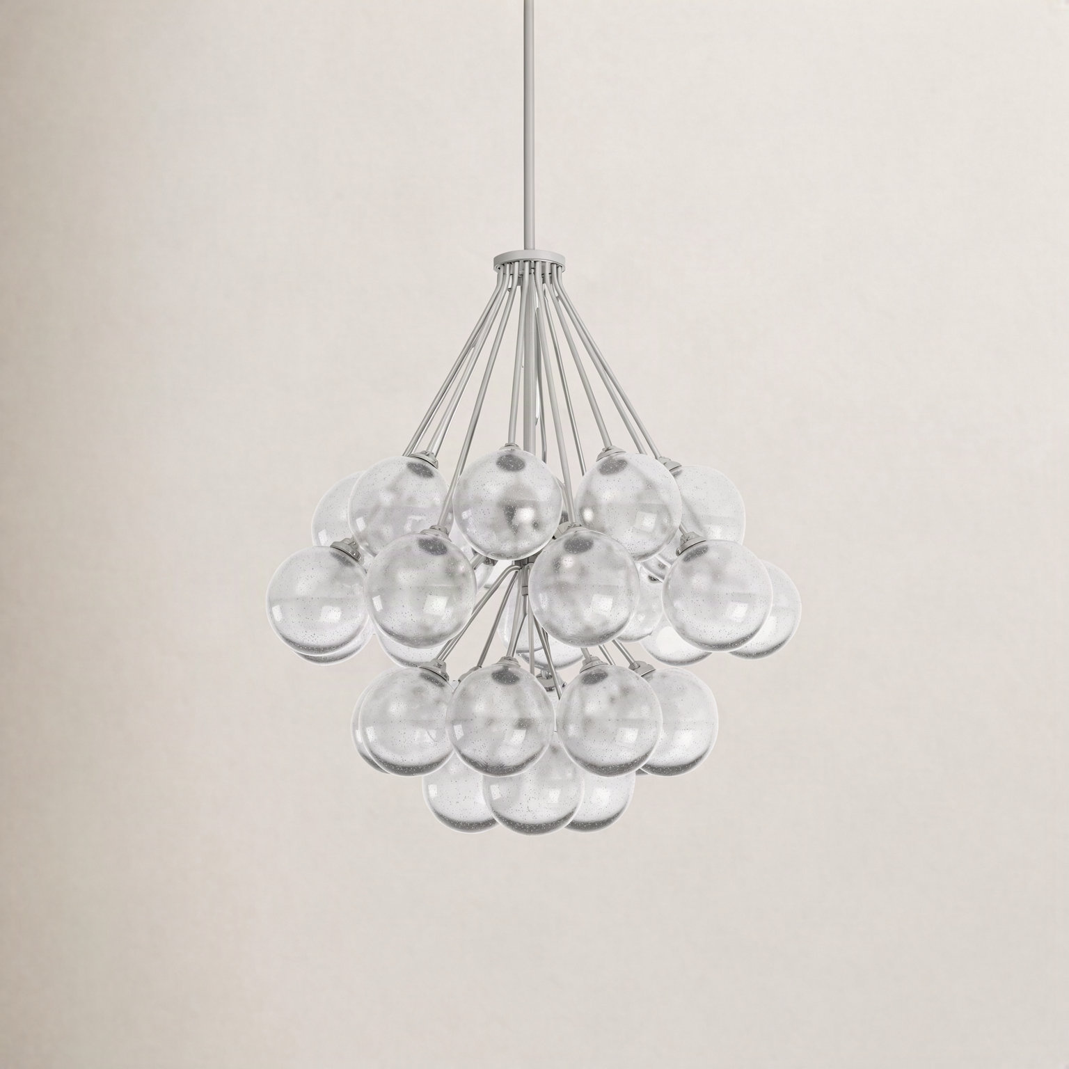 Logan 3-Light Chandelier, Brushed Nickel
