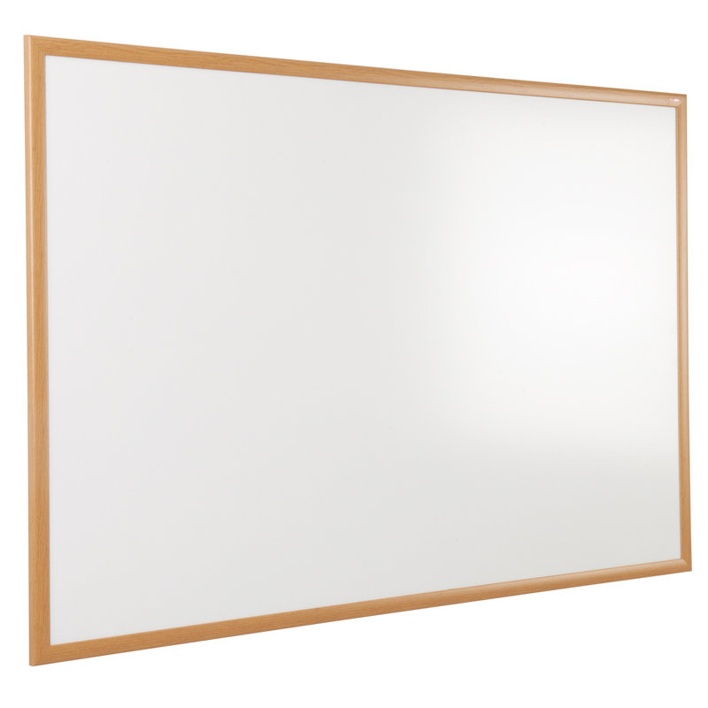 Wall Mounted Whiteboard, Blue, 120 cm H x 150 cm W