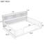 Lit blanc à plancher double avec bibliothèque et tablettes attachées, barrières de sécurité pour la chambre à coucher à l'intérieur et à l'extérieur, espace de sommeil écoénergétique