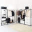 Garde-robe Walk-In - Conception modulaire, fabrication de rayures et de taches, panneau classé E0