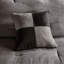 Ensemble d'édredon 7 pièces en faux suède gris-122118649-122118651