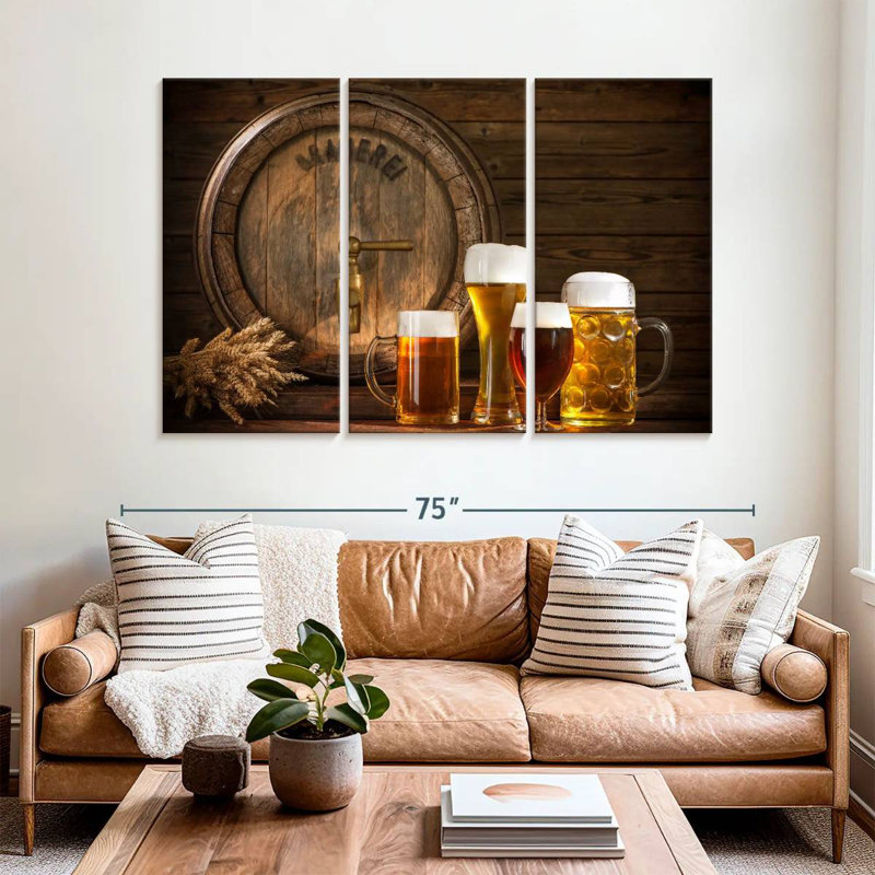 Yarlin Beer From The Barrel, 24" H x 38" W