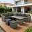 6-Piece All-Weather PE Rattan Patio Sectional Sofa Set With Adjustable Seats, Storage Box, Removable Covers And Tempered Glass Table-197568122-197568125
