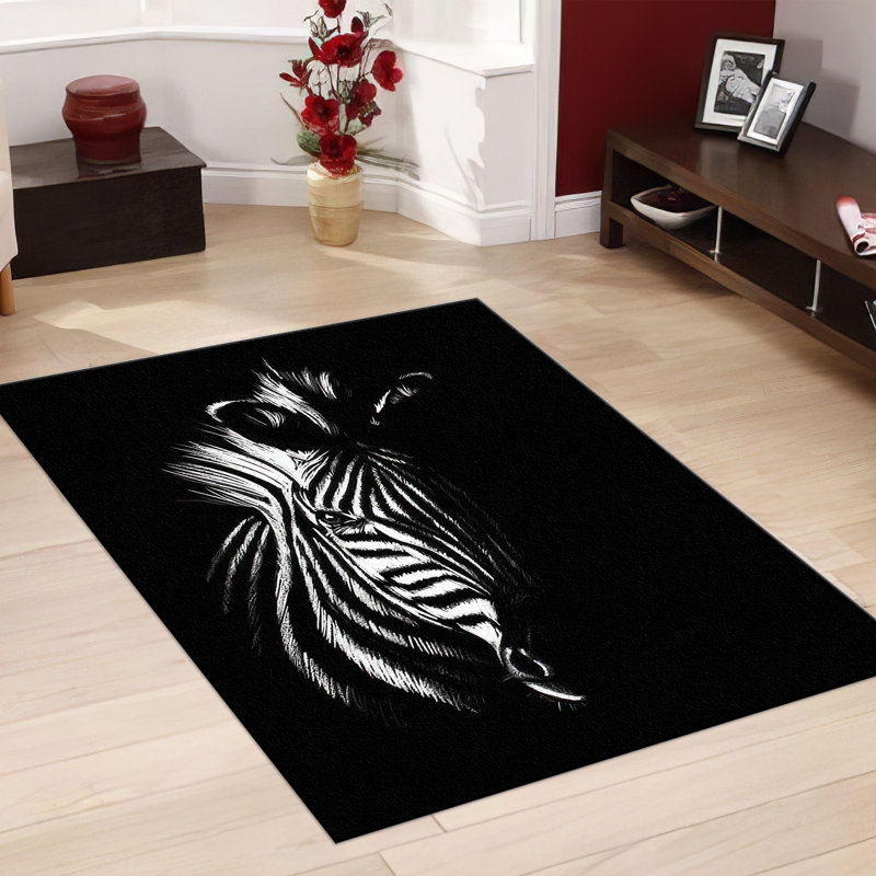 Exquisite Soft Non-Woven Printed Rug with Intricate Floral and Geometric Design for an Elegant Touch in Home Decor
