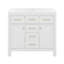 Ensemble de meuble-lavabo 36 po avec lavabo simple, armoire de rangement avec 4 tiroirs-575378874