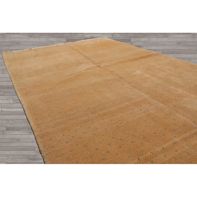 Tapis unique doré clair 4 pi x 6 pi 2 po Jerae