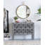 Miroir mural circulaire avec cadre en fer-962262814