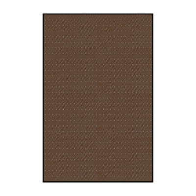 Tapis décoratif à motif géométrique brun Risinger