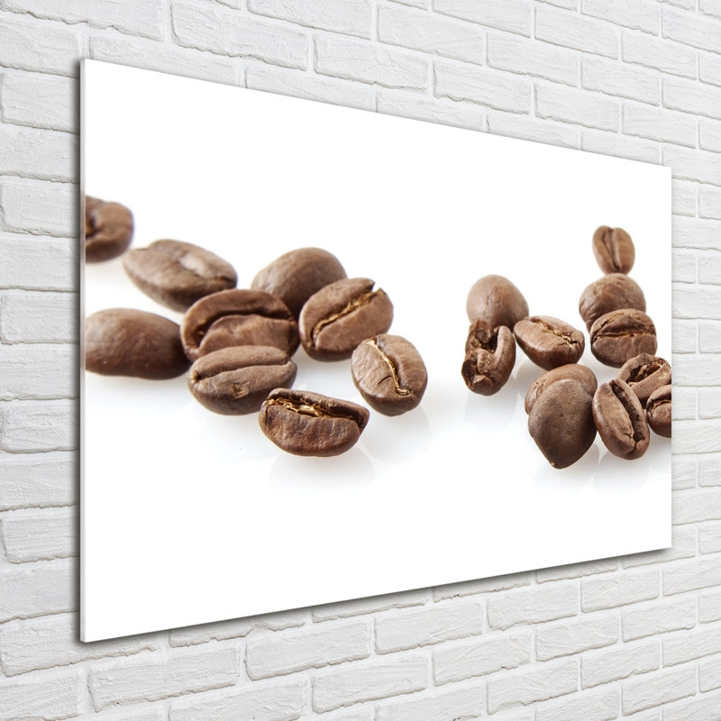 Coffee Beans - No Frame Print on Glass