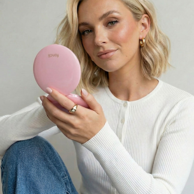 Miroir de maquillage Pataricia, Rose pétale