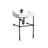 Cheviot Products Essex 24" Console Bathroom Sink with Overflow & Metal Base-105705579-17756042
