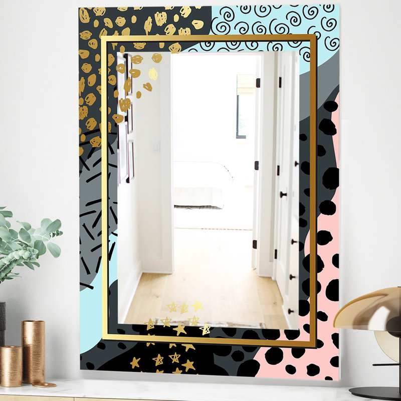 Miroir de salle de bain Playful Glam, H 39,4 po x l 29,5 po x P 0,24 po