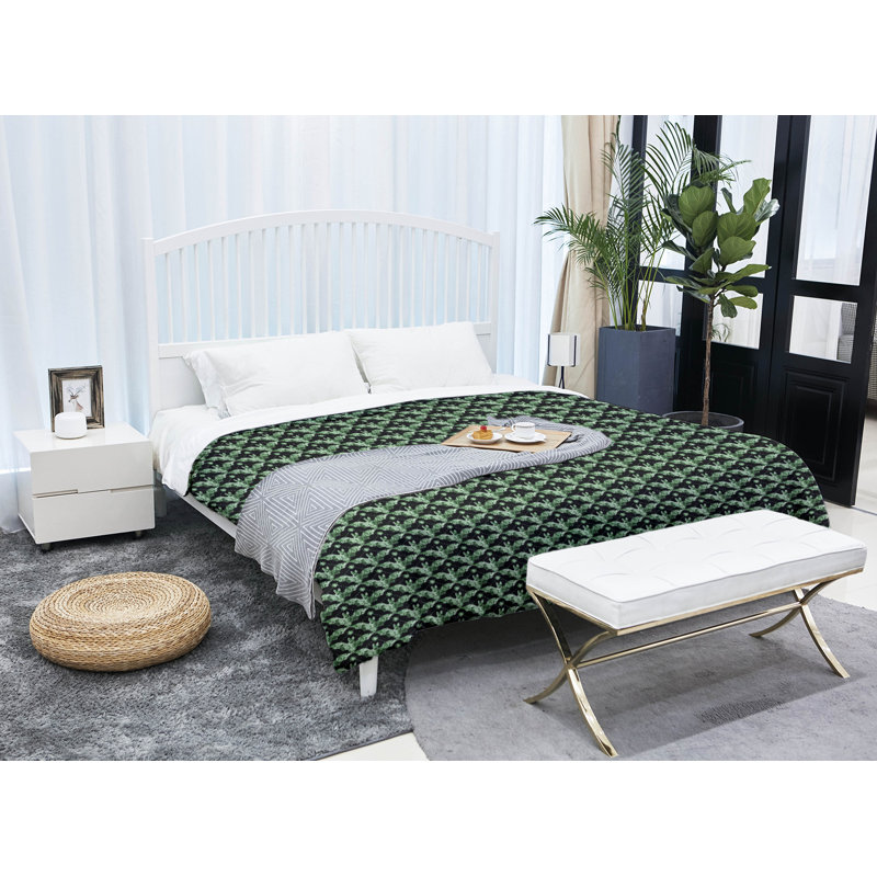 Édredon simple réversible Katelyn Elizabeth Bats, Édredon simple TG, Vert