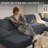 110" U-Shape Sectional Sofa With Armrests, Wood-Seat, Metal Frame & Upholstery, Modern Comfy Design For Living Room Or Family Lounge-797871160