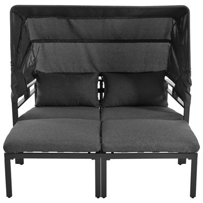 Dhimosten 136 cm Long Double Chaise with Cushions