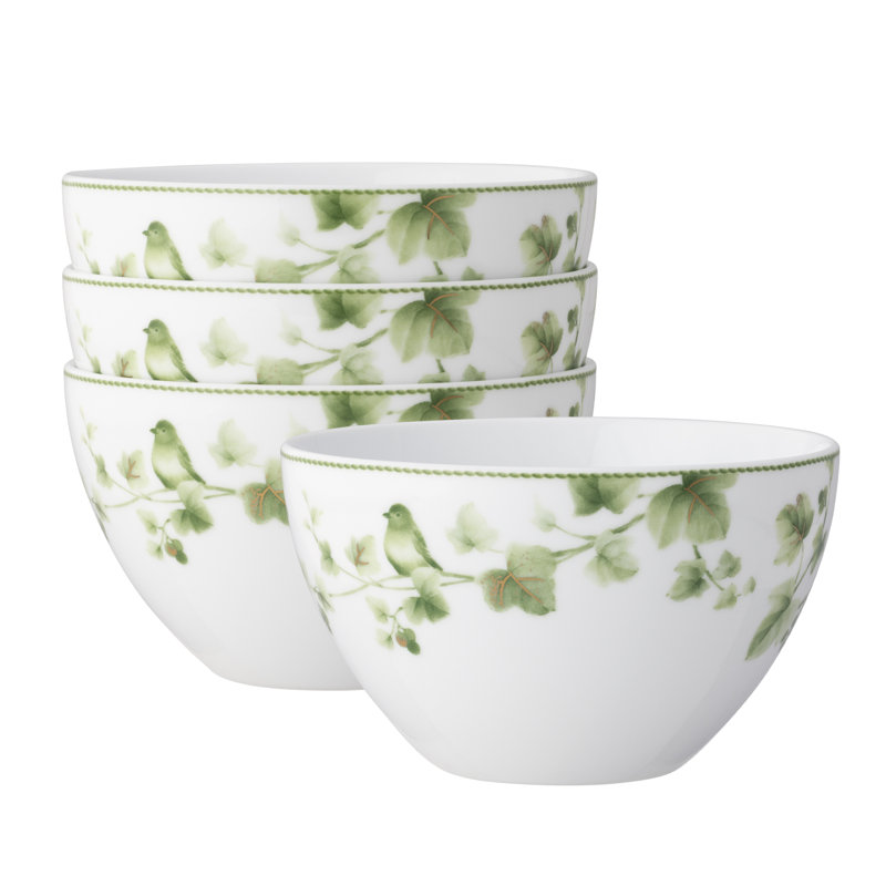 Ensemble de 4 bols à céréales Noritake Ivy Whisper, 6 po, 29 oz