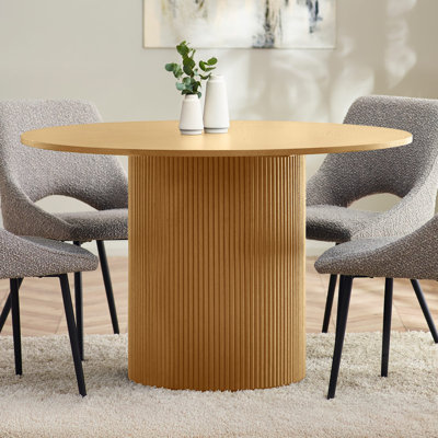 Auman Fluted Round Dining Table