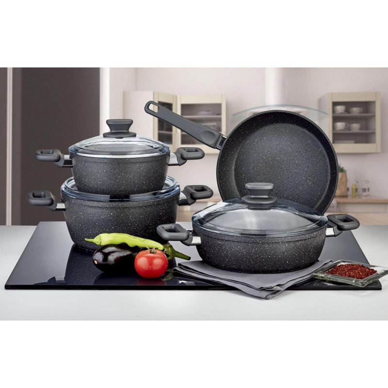Saul 7 - Piece Non-Stick Cookware Set