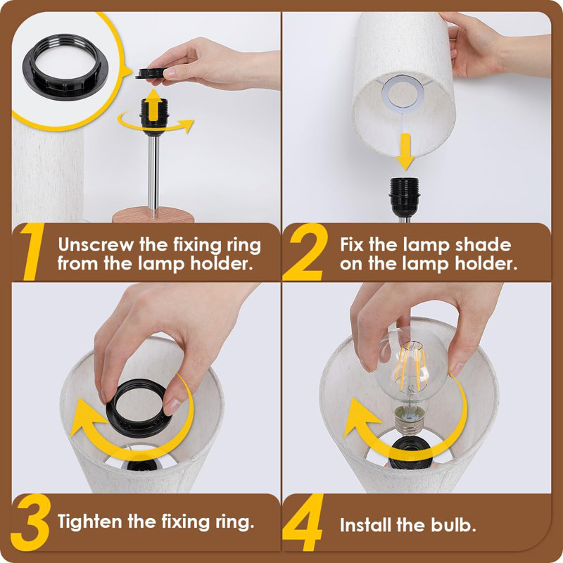 Lampe de table en métal USB Yvianna