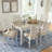 Mereworth 6 - Person Four Leg Dining Set-935137875-931307553