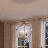 Patterson 3 - Light Shaded Globe Chandelier in Natural Brass-1050887059