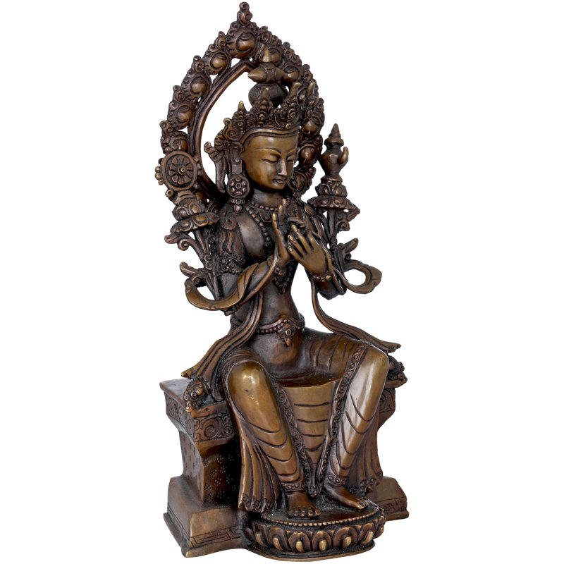 Figurine de Bouddha tibétain Bouddha Maitreya