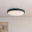 Yanis 16-in Black dimmable LED Flush Mount-1189237040
