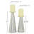 11.0'' H Stainless Steel Tabletop Candlestick-1471798454