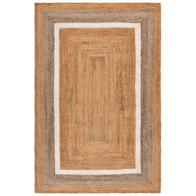 Natural Fiber Hand Woven Natural Area Rug 