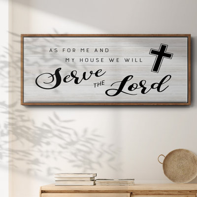 Serve the Lord - Toile encadrée