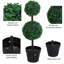 Springfield 2 PCS Artificial Double Ball Tree w/ Pot Home Decoration 15cm