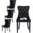 High-end Tufted Velvet Upholstered Nailhead Dining Chair (Set of 4)-2091495571-2091495575
