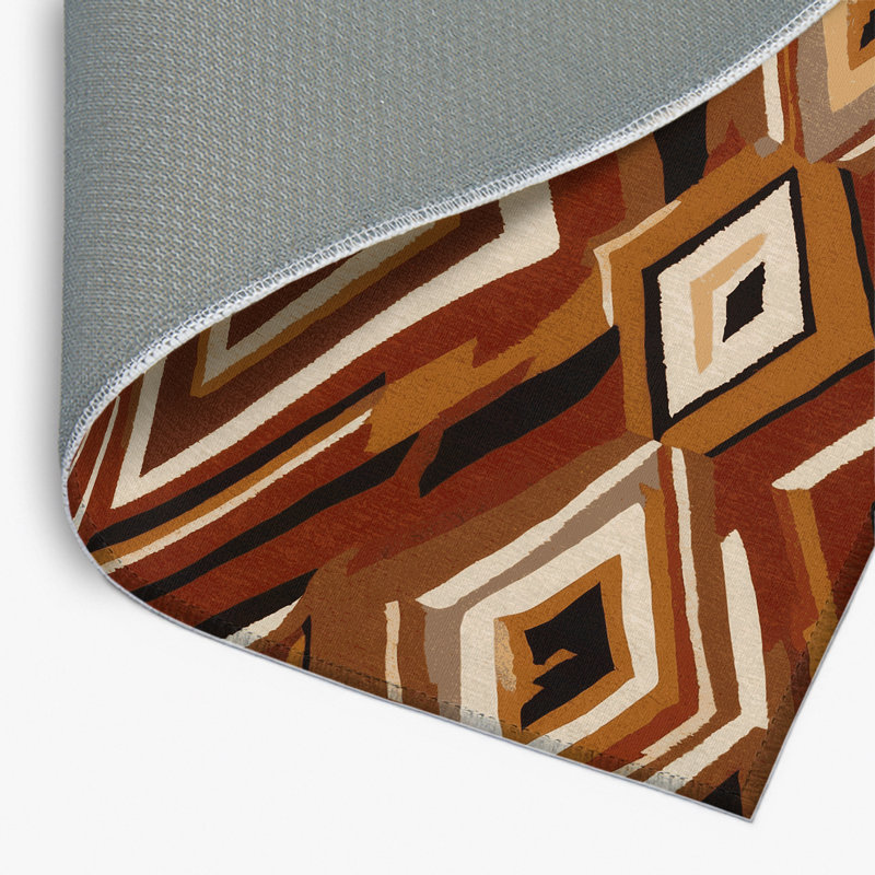 Tapis intérieur et extérieur Whispering Mesa, Rectangulaire 3 pi x 5 pi