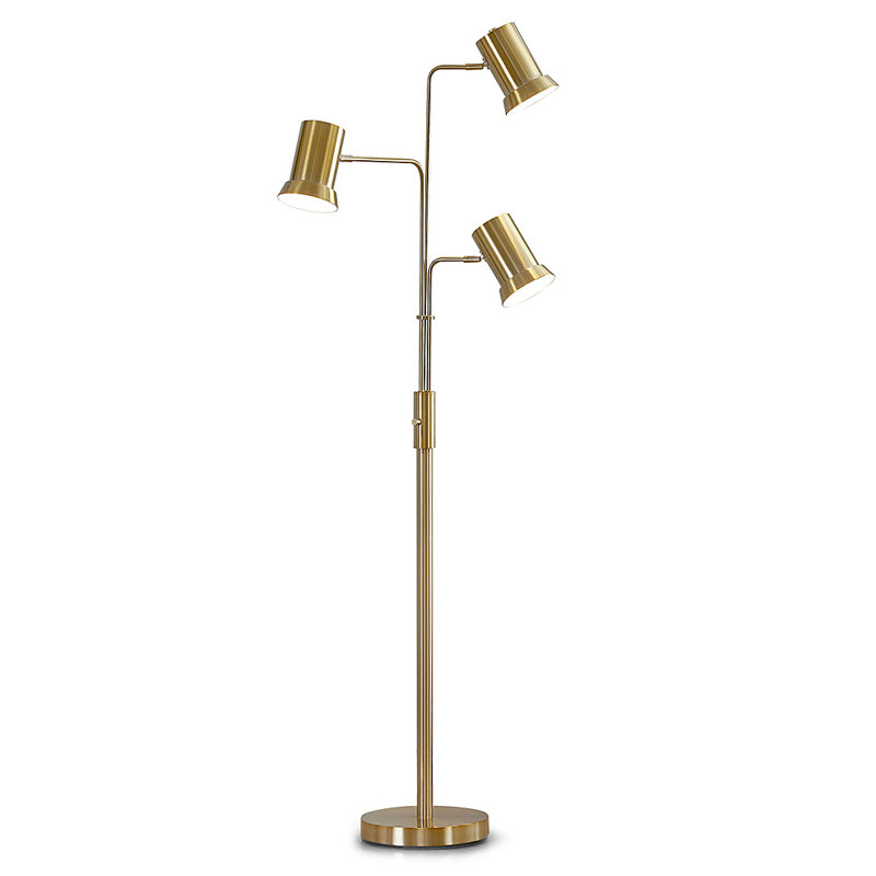 Aobh 73'' Tree Floor Lamp, Antique Brass, Antique Brass