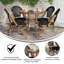 Ensemble bistro commercial avec table et quatre chaises Rylan-796588383